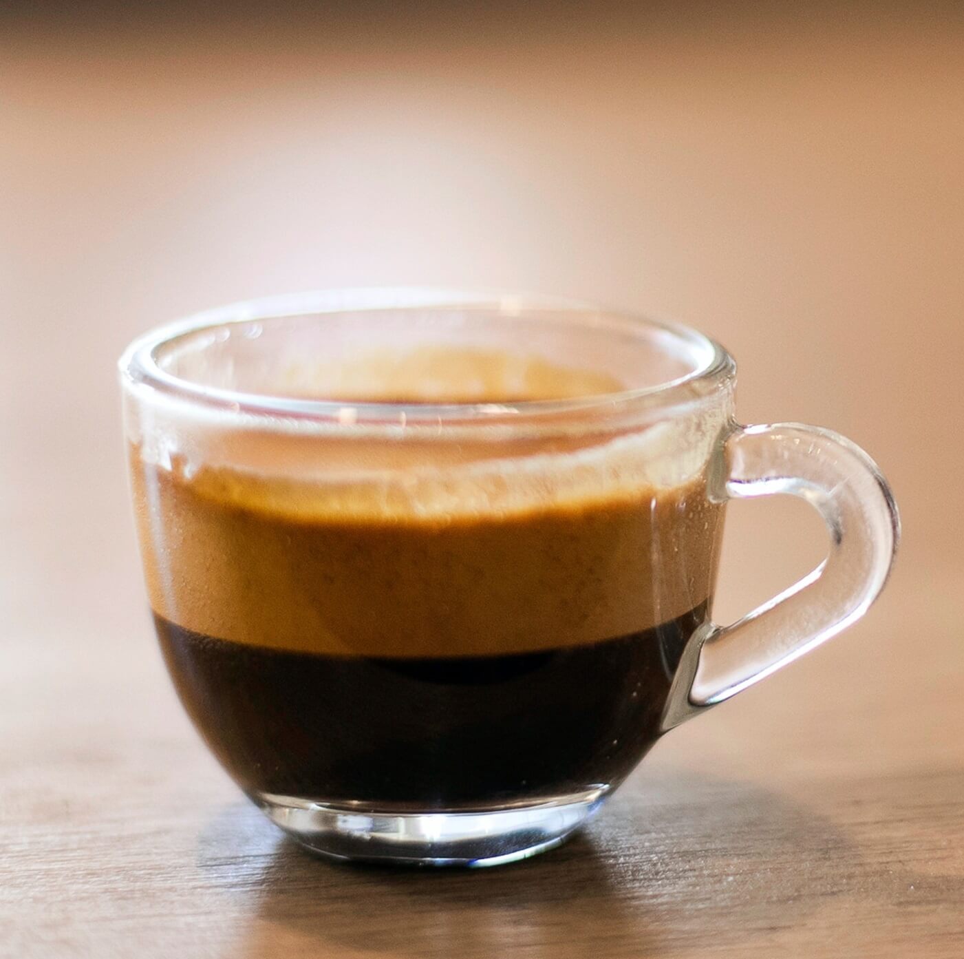 Espresso in Espressoglas