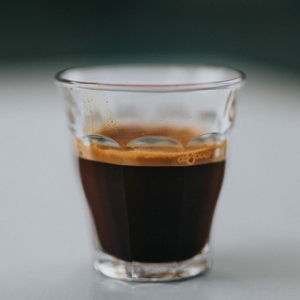 Espresso in Espressoglas