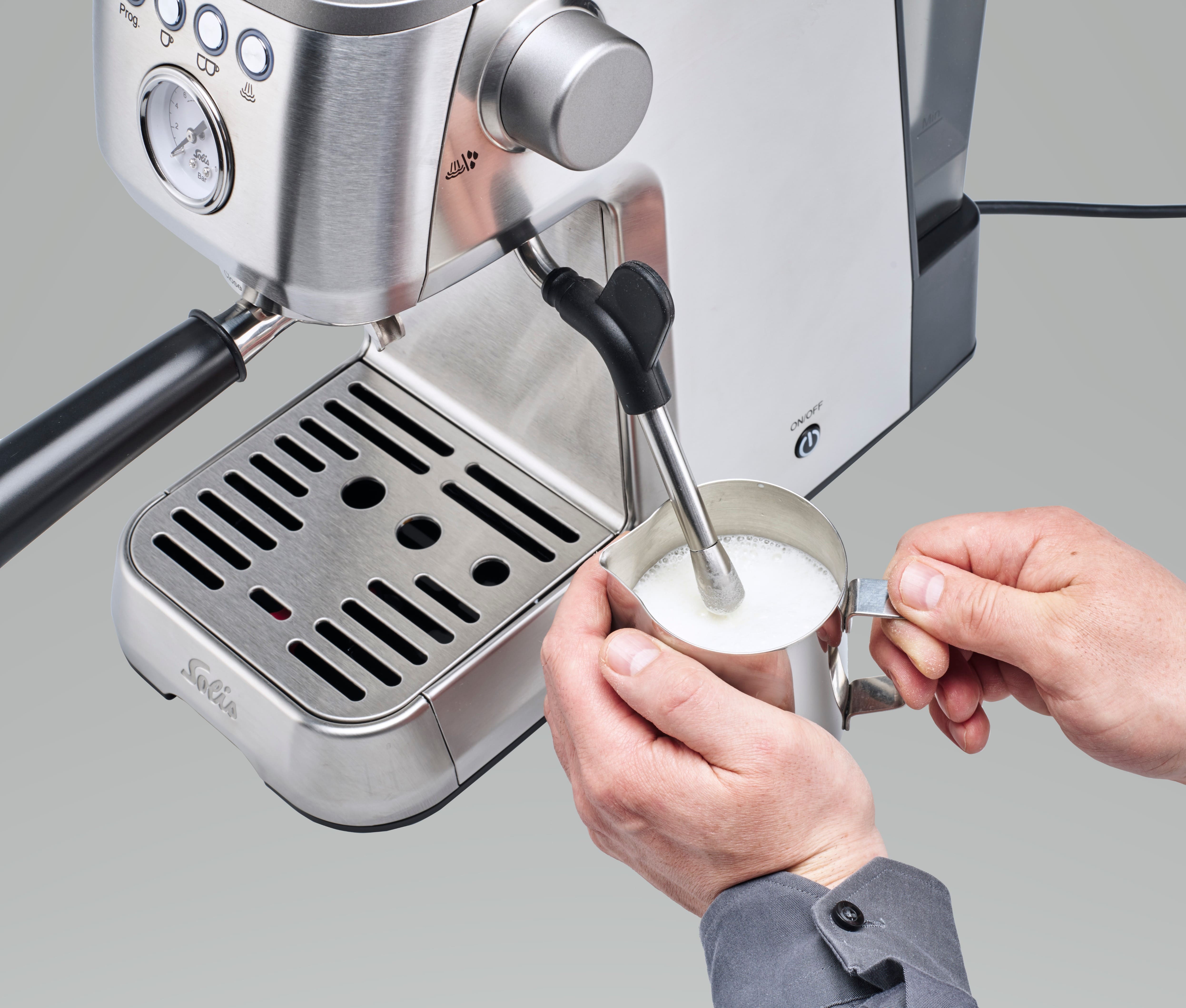 Solis Siebträgermaschine Barista Perfetta Plus, Silber Typ 1170