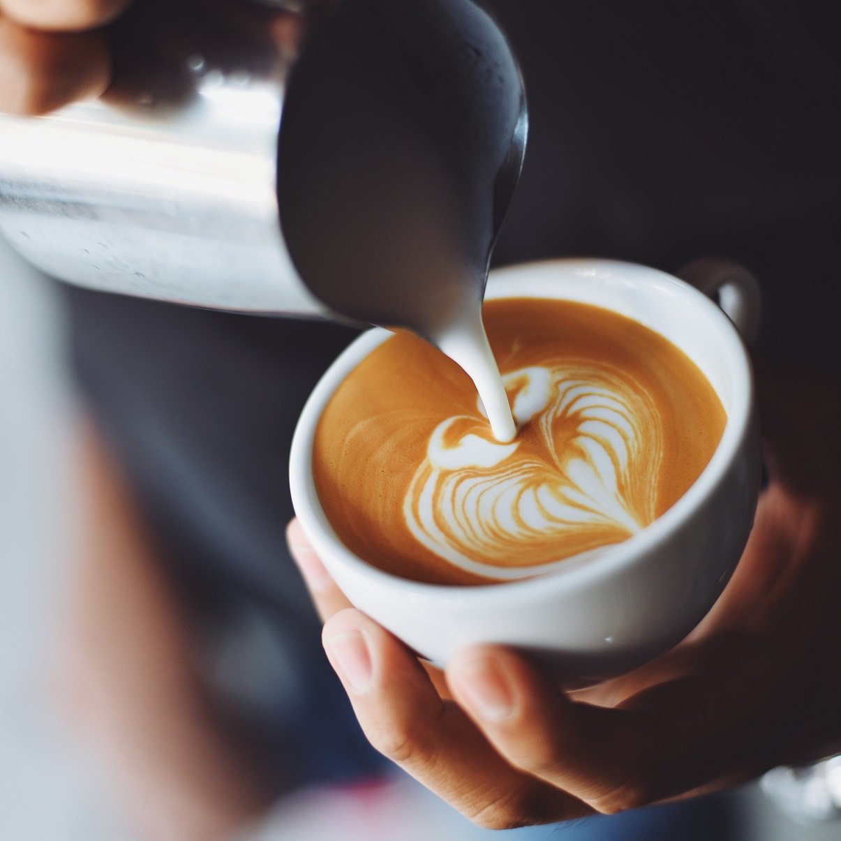 Cappuccino mit Milchschaum