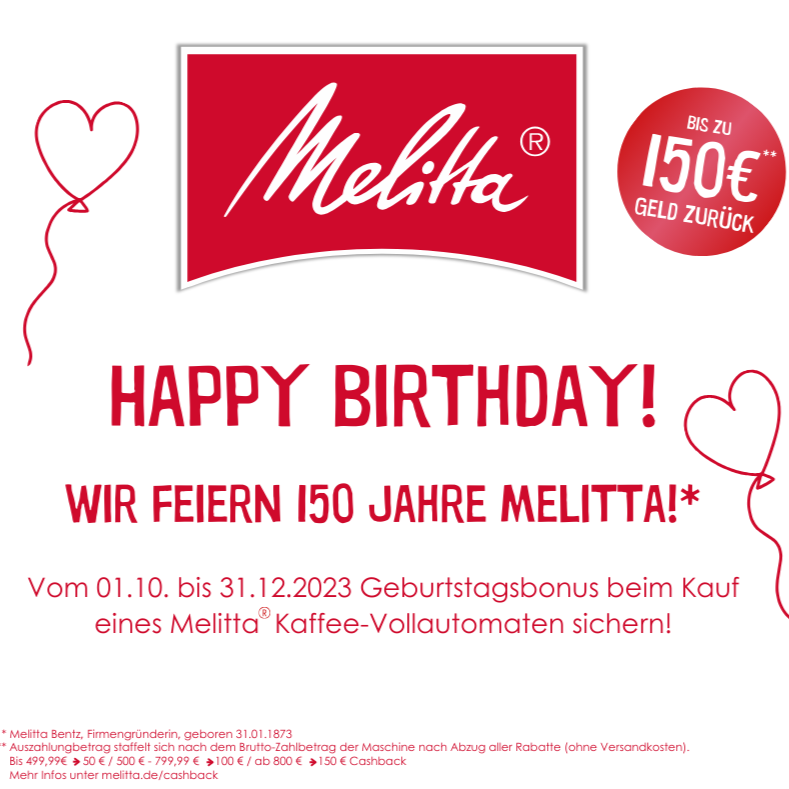 Melitta® Cashback