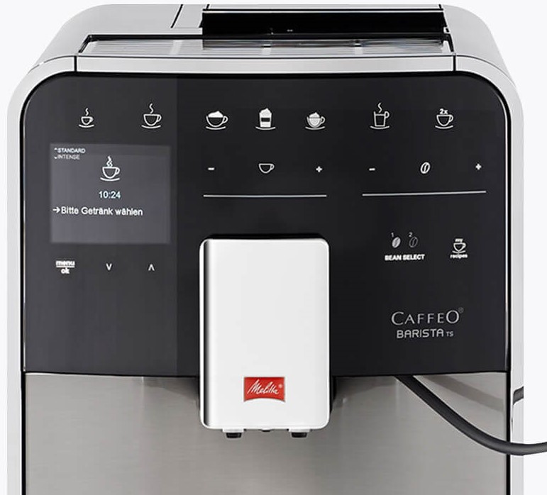 Display des Melitta Barista TS Smart Kaffeevollautomaten