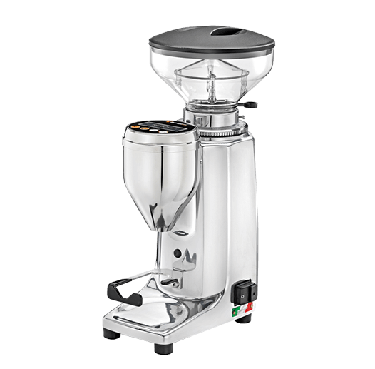 Quamar Espressomühle Q50E Alu poliert, Digital Timer